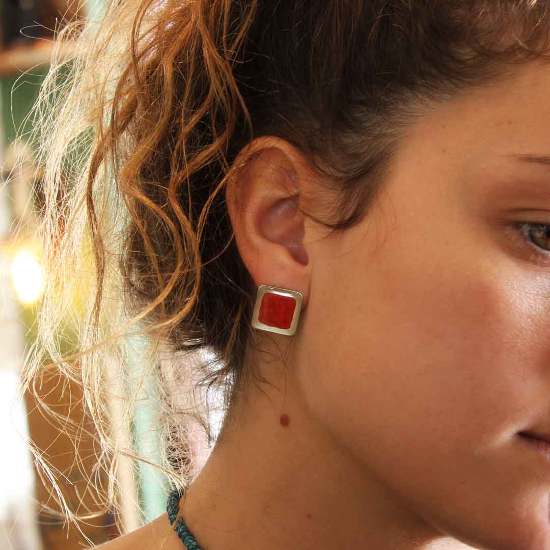 flora s. stud earrings flora s. stud earrings