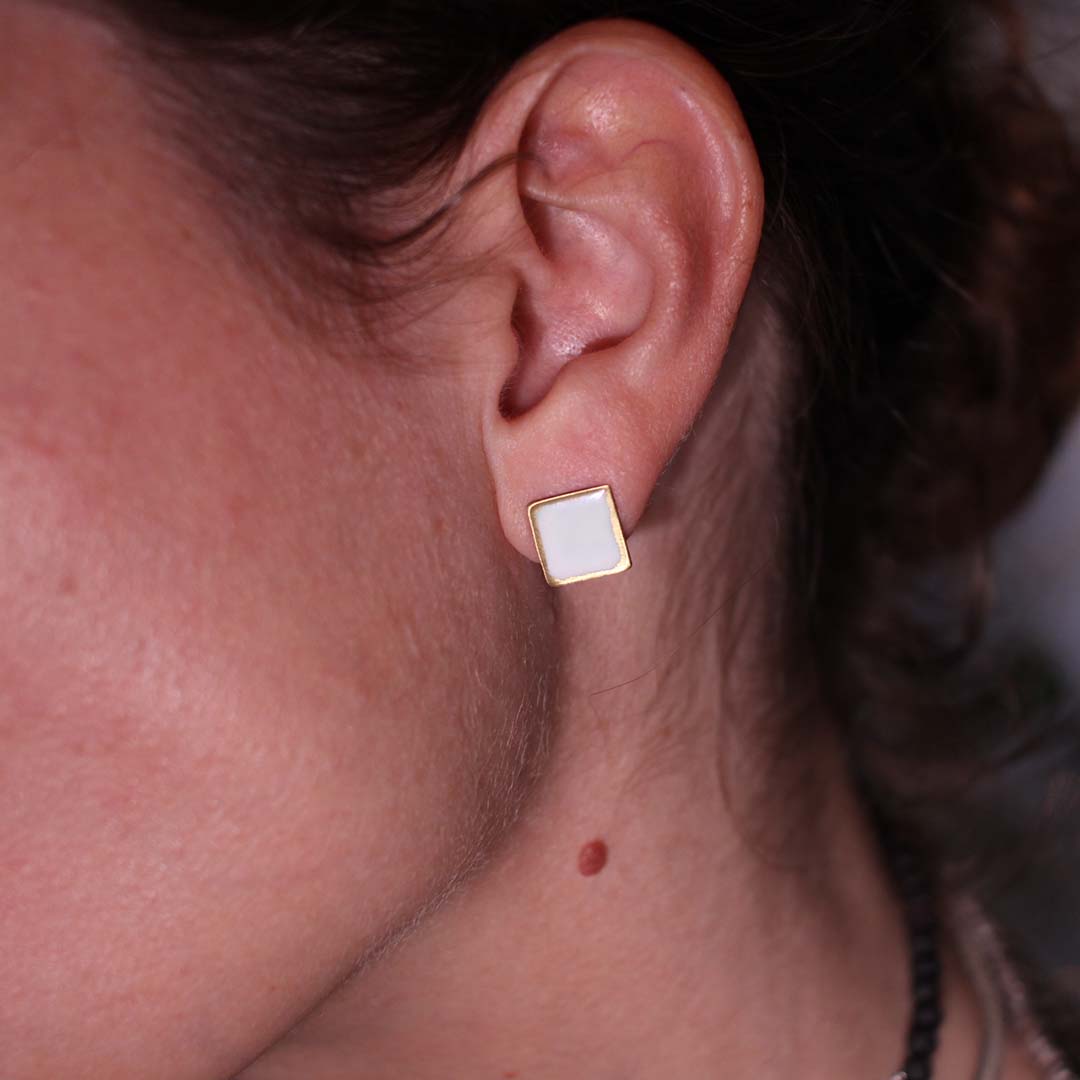 flora s. stud earrings flora s. stud earrings