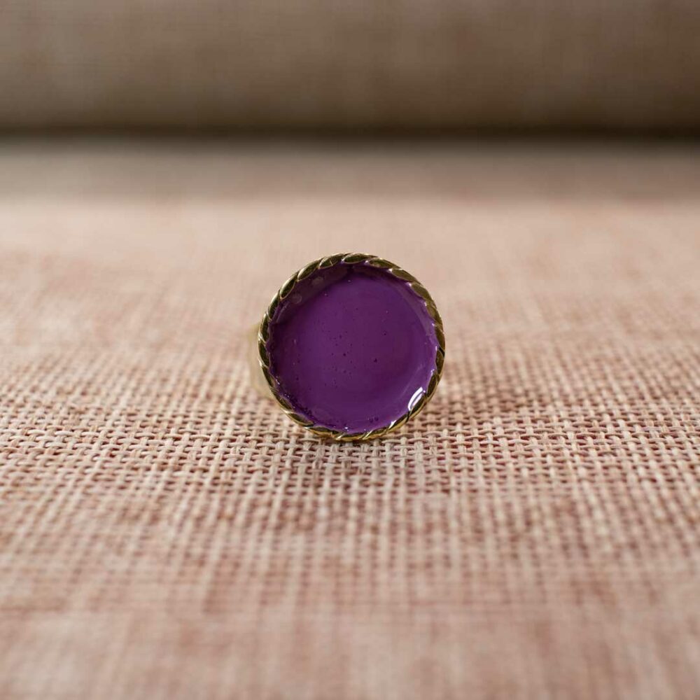 decima oriental violet ring
