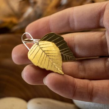 elm leaves earrings (Αντιγραφή)