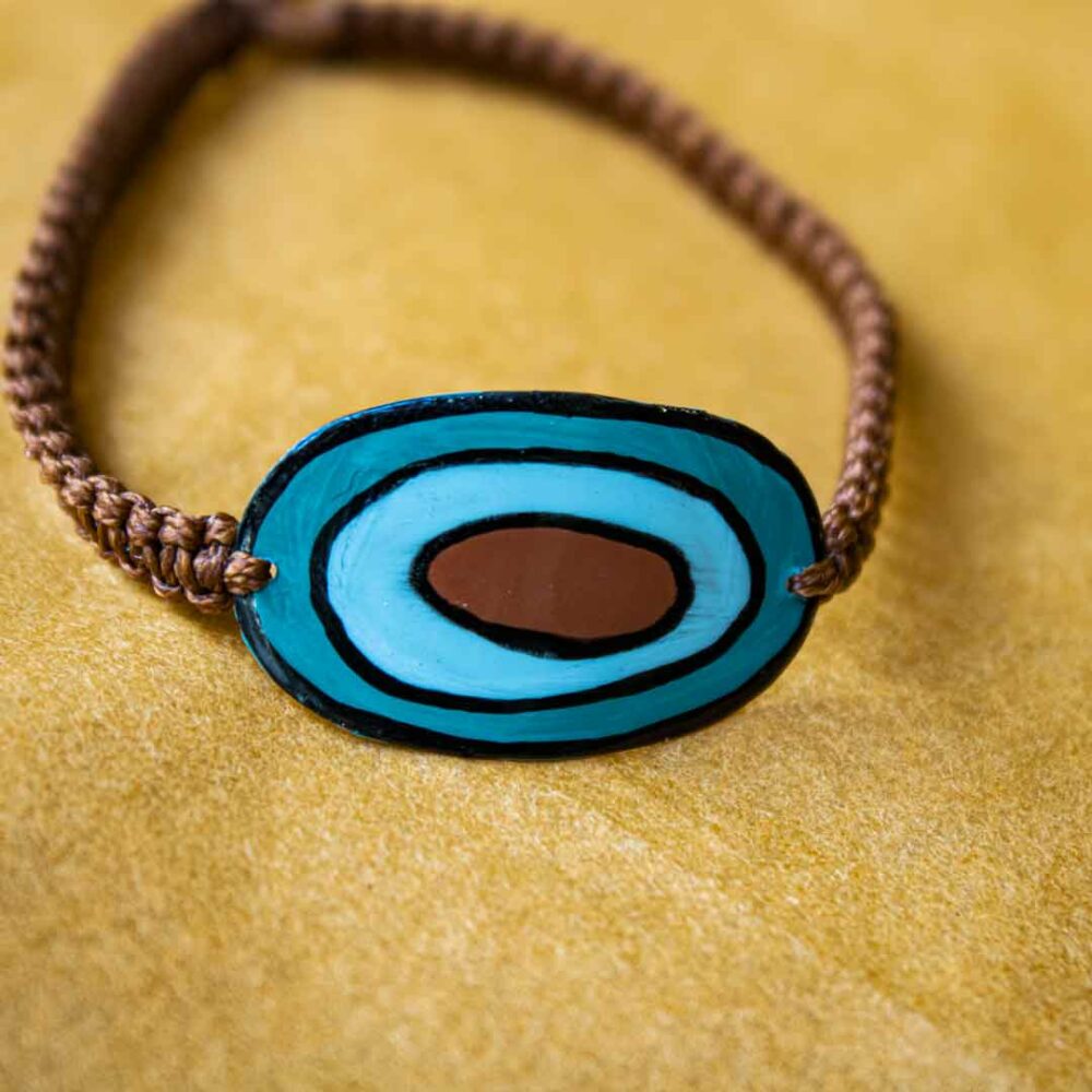 mira brown turquoise bracelet