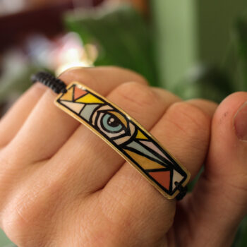 aminta green gray bracelet